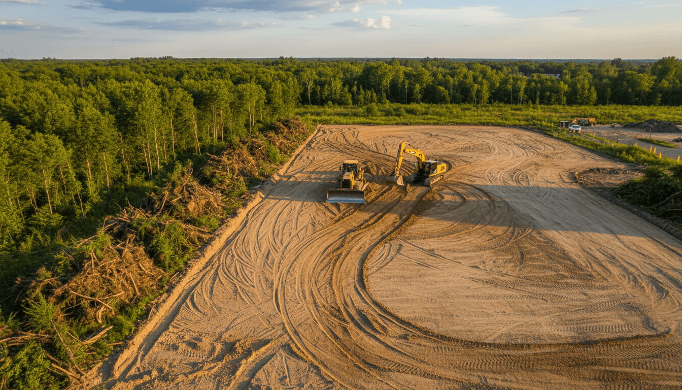 Land clearing and site preparation by Westbank Demolition Group